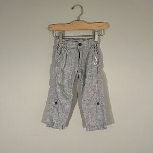 H&M Gray Linen Muslin Pant 2-3Y Zara Baby Gap‎ Janie and Jack Abercrombie